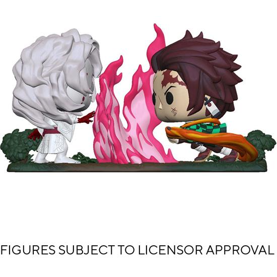 Demon Slayer: Demon Slayer: Tanjiro vs. Rui POP Moment! Vinyl Figursæt 2-Pak