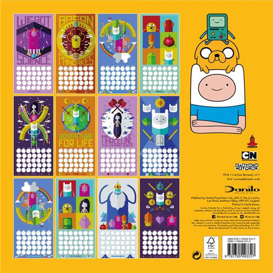Adventure Time: Adventure Time 2018 Kalender