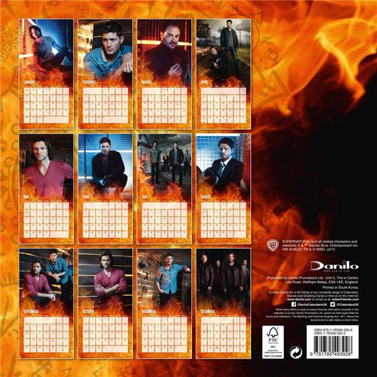 Supernatural: Supernatural 2018 Kalender
