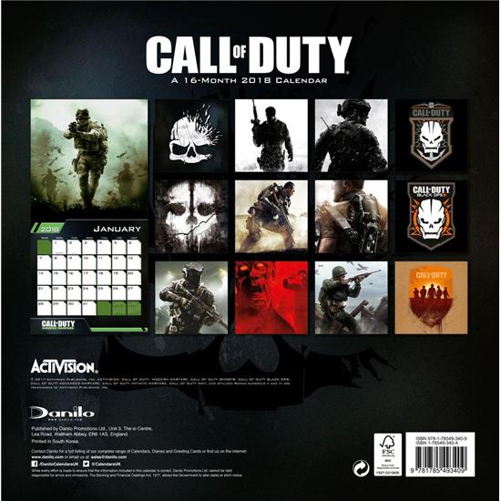 Call Of Duty: Call of Duty 2018 Kalender