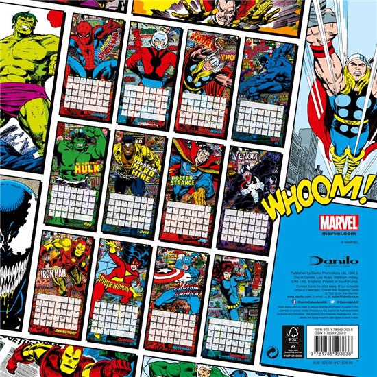 Marvel: Marvel Comics 2018 Kalendar