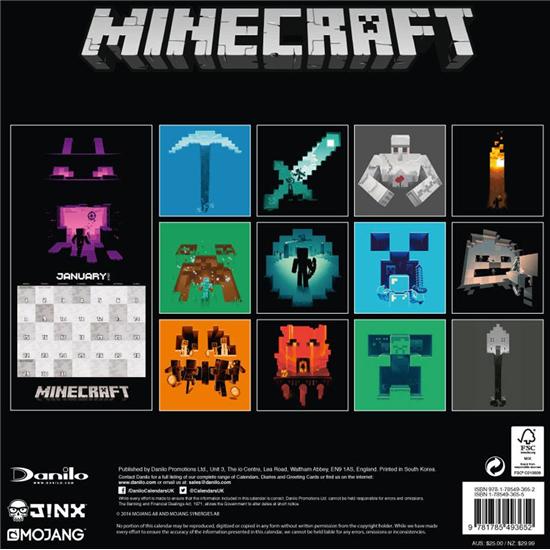 Minecraft: Minecraft 2018 Kalender