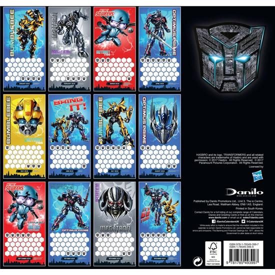 Transformers: Transformers 2018 Kalender