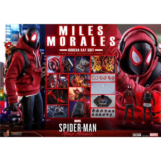 Spider-Man: Miles Morales Bodega Cat Suit Action Figure 1/6 29cm