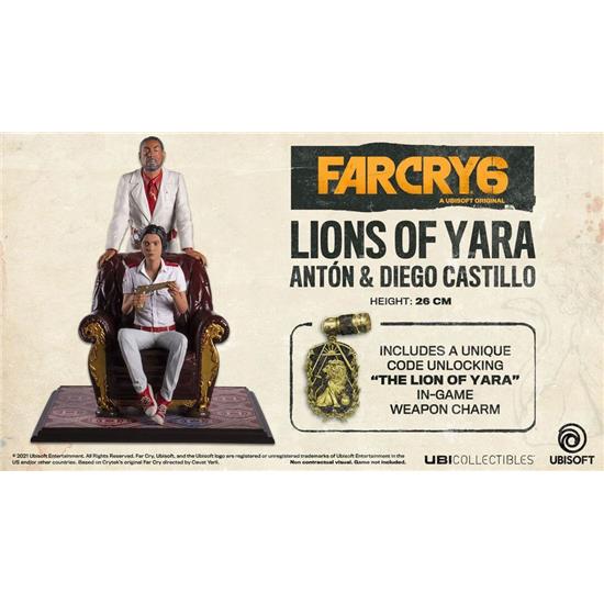 Far Cry: Antón & Diego Castillo - Lions of Yara Statue 26 cm