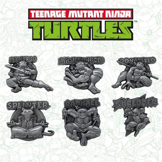 Ninja Turtles: Pin Badges 6-Pack Limited Edition