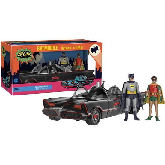 Batman: Batman, Robin & Batmobile Action Figur Sæt