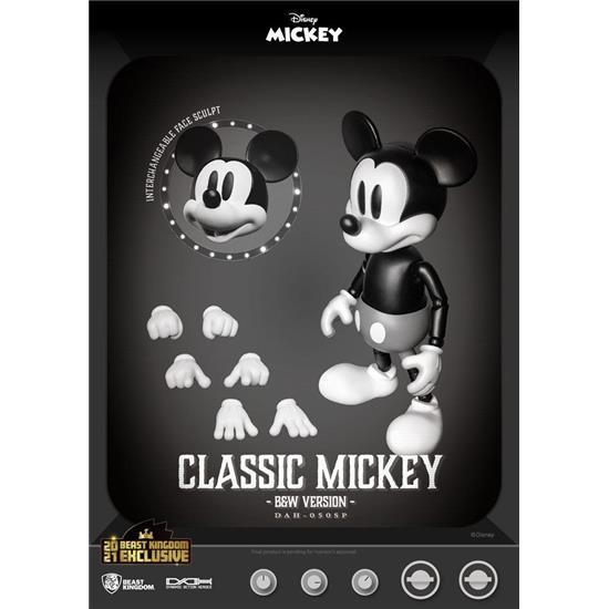 Disney: Mickey Classic Action Figur (B&W Version)