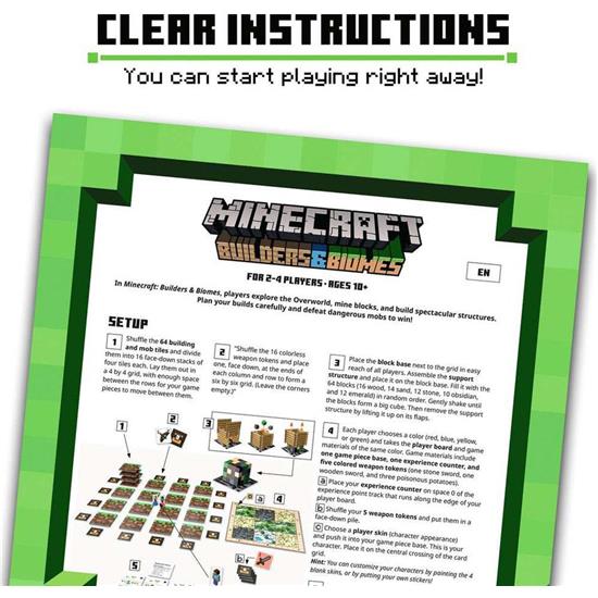 Minecraft: Builders & Biomes Brætspil