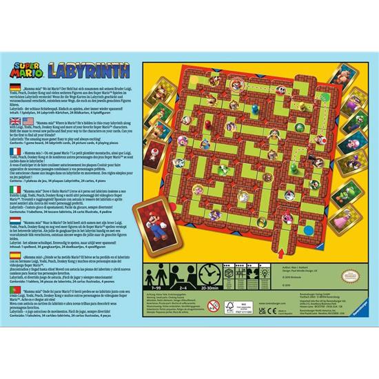 Super Mario Bros.: Super Mario Labyrinth Brætspil