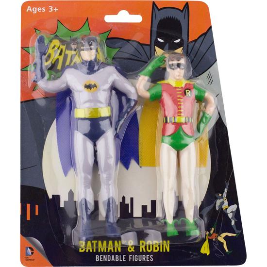 Batman: Batman og Robin 1966 Bøjelige Figursæt