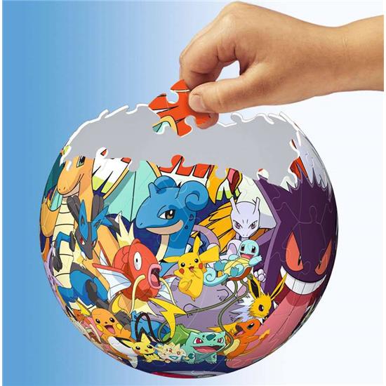 Pokémon: Ball 3D Puslespil (72 brikker)