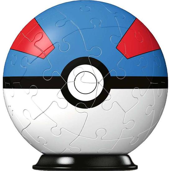 Pokémon: Great Ball 3D Puslespil (54 brikker)