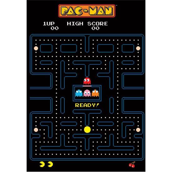 Retro Gaming: Pac-Man Ready Plakat
