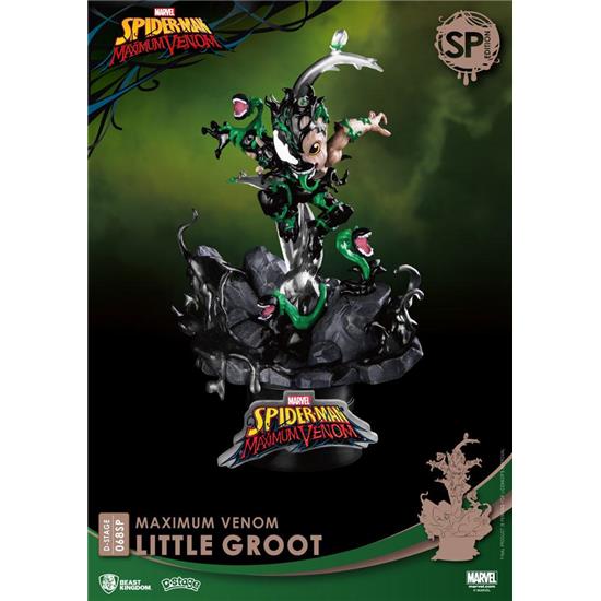 Marvel: Maximum Venom Little Groot Special Edition D-Stage Diorama 16 cm