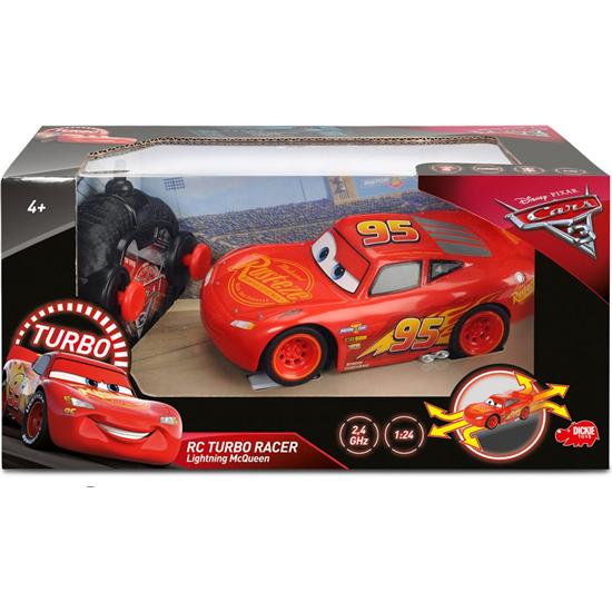 Biler: Fjernstyret Lightning McQueen 1/24 Turbo Racer