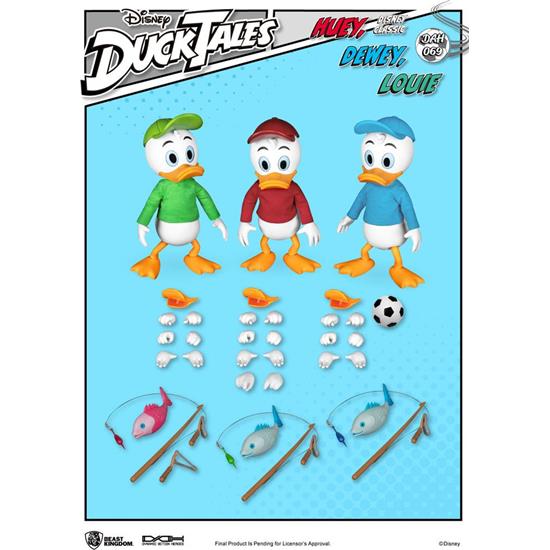 Diverse: Huey, Dewey & Louie Dynamic 8ction Heroes Action Figure 3-Pack 10 cm