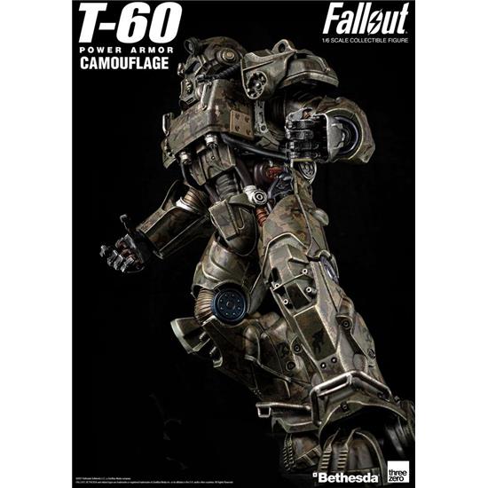 Fallout: T-60 Camouflage Power Armor Action Figure 1/6 37 cm