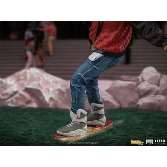 Back To The Future: Marty McFly on Hoverboard Statue