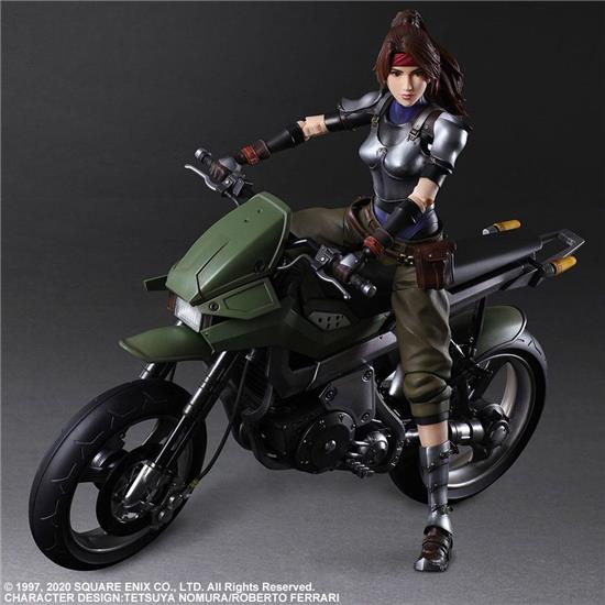 Final Fantasy: Jessie & Bike Action Figur