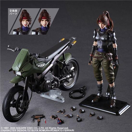 Final Fantasy: Jessie & Bike Action Figur