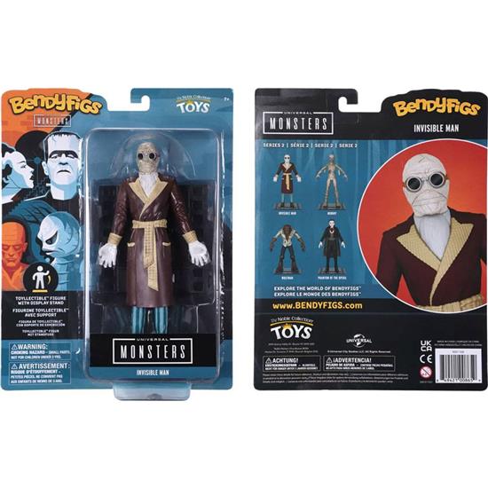 Universal Monsters: Invisible Man Bendyfigs Bendable Figur