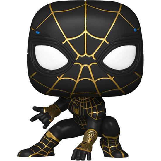 Spider-Man: Spider-Man (Black & Gold Suit) POP! Movies Vinyl Figur (#911)