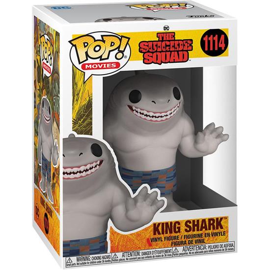Suicide Squad: King Shark POP! Movies Vinyl Figur (#1114)