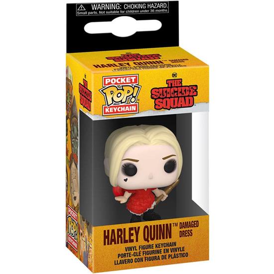 Suicide Squad: Harley Quinn (Damaged Dress) Pocket POP! Vinyl Nøglering