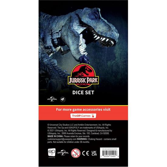 Jurassic Park & World: Jurassic Park Terninger 6 styk