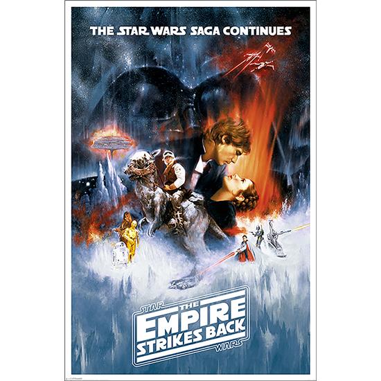 Star Wars: The Empire Strikes Back Plakat - The Saga Continues