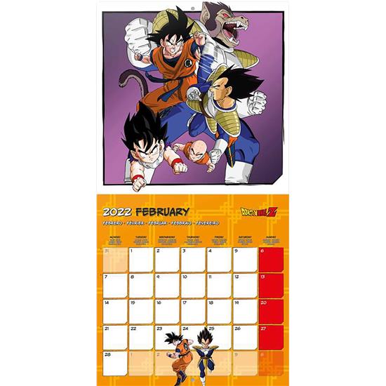 Dragon Ball: Dragonball Z Kalender 2022