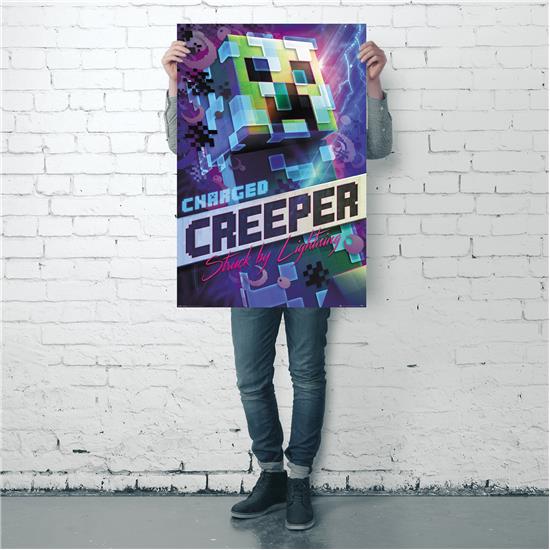 Minecraft: Charged Creeper Plakat