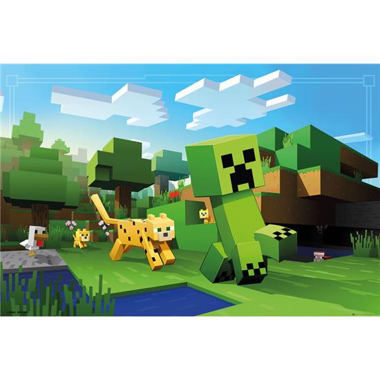 Minecraft: Ocelot Chase Plakat
