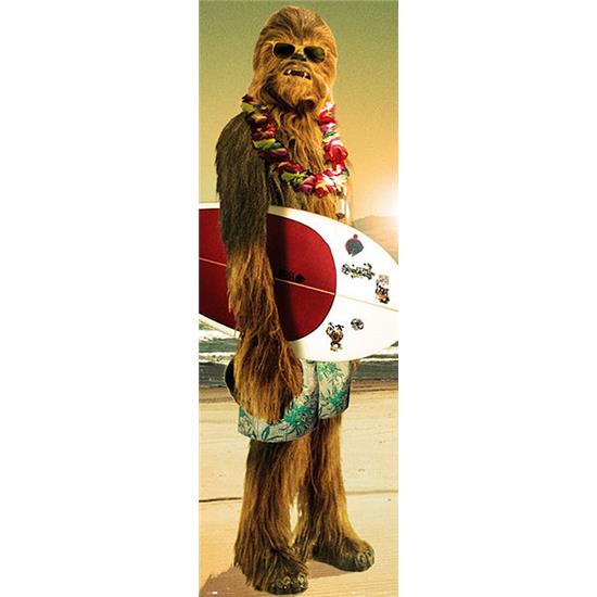 Star Wars: Chewbacca Surfing Dør Plakat