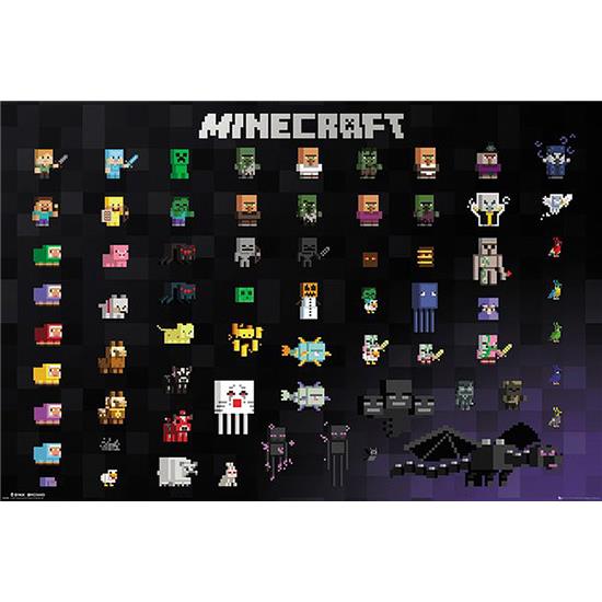 Minecraft: Minecraft Pixel Sprites Plakat