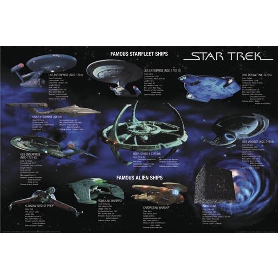 Star Trek: Starfleet ships Plakat