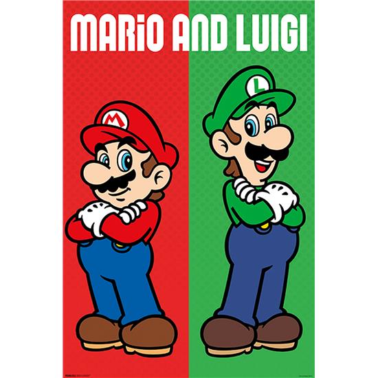 Nintendo: Mario og Luigi Plakat