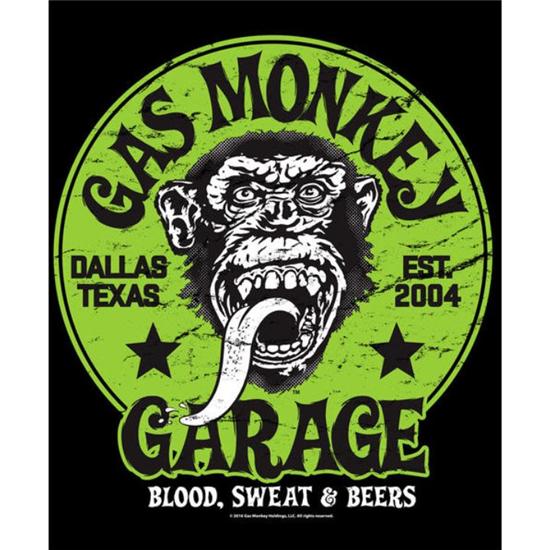 Gas Monkey Garage: Gas Monkey Garage T-Shirt - Grønt Logo