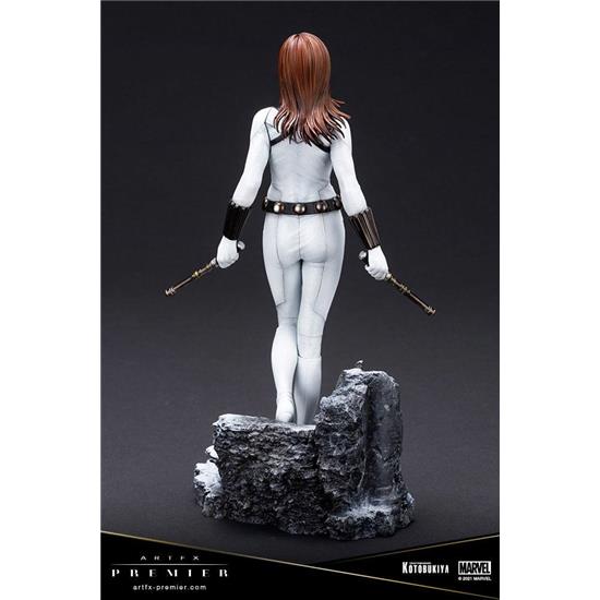 Black Widow: Black Widow White Costume Limited Edition ARTFX Premier PVC Statue 1/10 21 cm