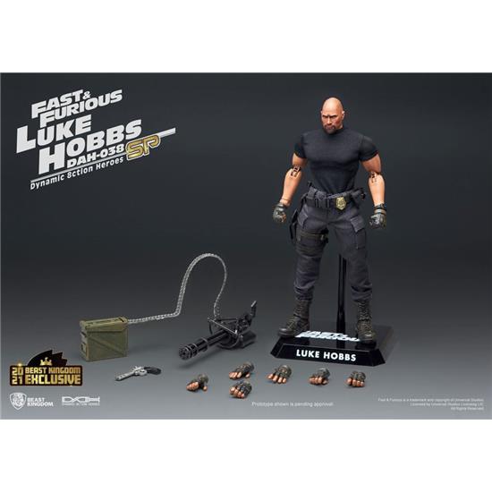 Fast & Furious: Luke Hobbs Limited Edition Dynamic 8ction Heroes Action Figure 1/9 21 cm