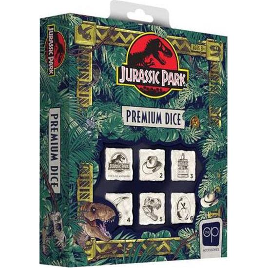 Jurassic Park & World: Jurassic Park Premium Terninger 6 styk