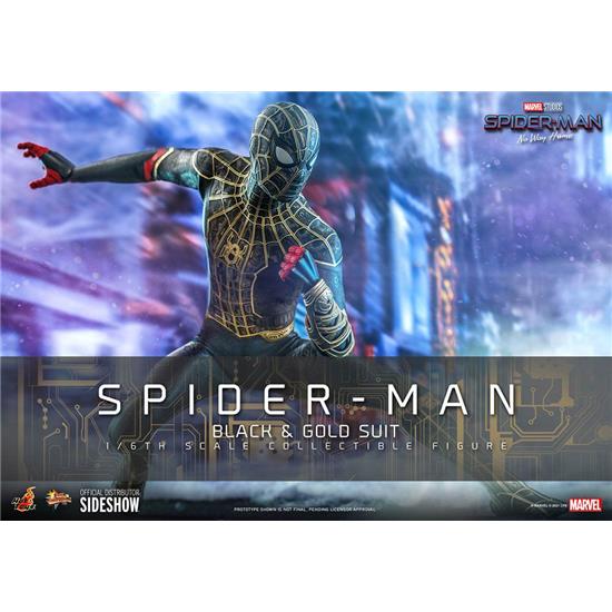 Spider-Man: Spider-Man (Black & Gold Suit) Movie Masterpiece Action Figure 1/6 30 cm