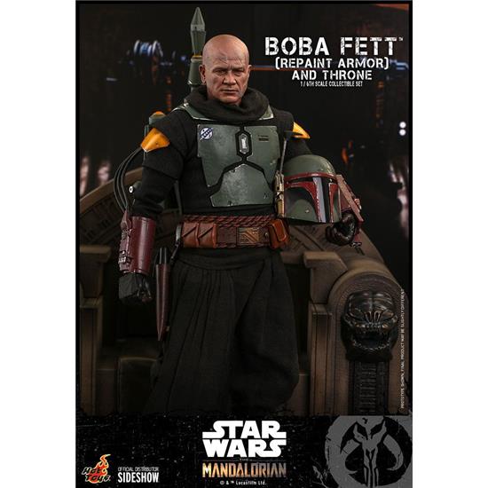 Star Wars: Boba Fett (Repaint Armor) and Throne Action Figure 1/6 30 cm