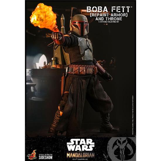 Star Wars: Boba Fett (Repaint Armor) and Throne Action Figure 1/6 30 cm