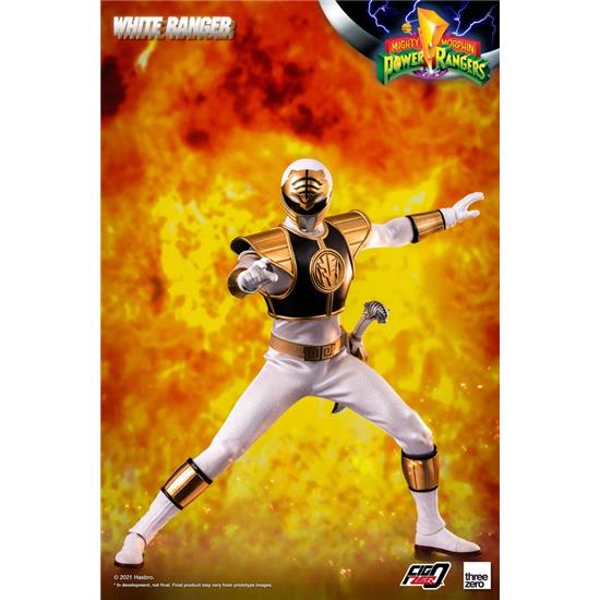 Power Rangers: White Ranger FigZero Action Figure 1/6 30 cm