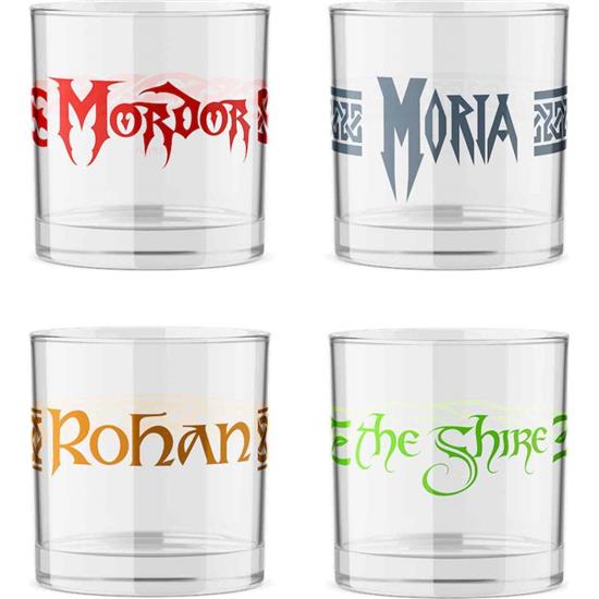 Lord Of The Rings: Lord of the Rings Shotglas 4-Pak
