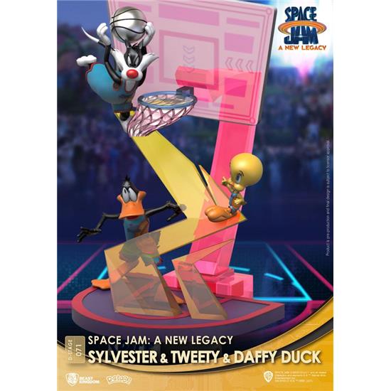 Space Jam: Sylvester & Tweety & Daffy Duck Standard Ver. D-Stage  Diorama 15 cm