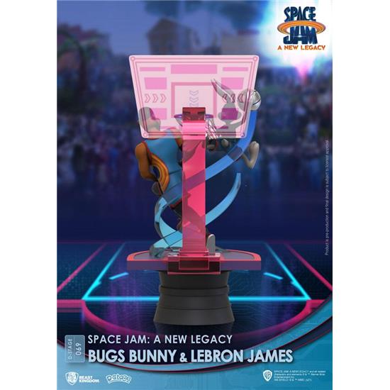 Space Jam: Bugs Bunny & Lebron James New Version D-Stage Diorama 15 cm