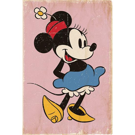 Disney: Minnie Mouse Poster Retro Pink